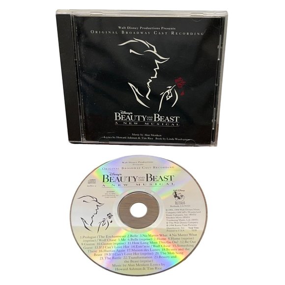 Beauty and the Beast A New Musical CD Original Broadway Cast Recording 1991 BMG - Picture 1 of 6